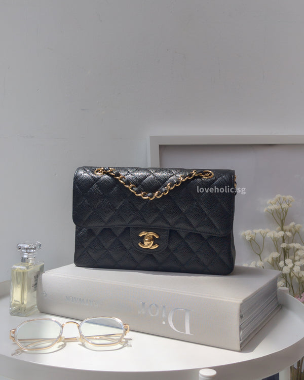 Chanel Classic Flap Small | Black Caviar Gold Hardware-main