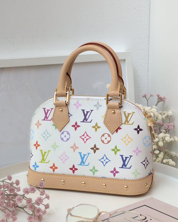 Louis Vuitton Alma BB Multicoloured Canvas Gold Hardware-main
