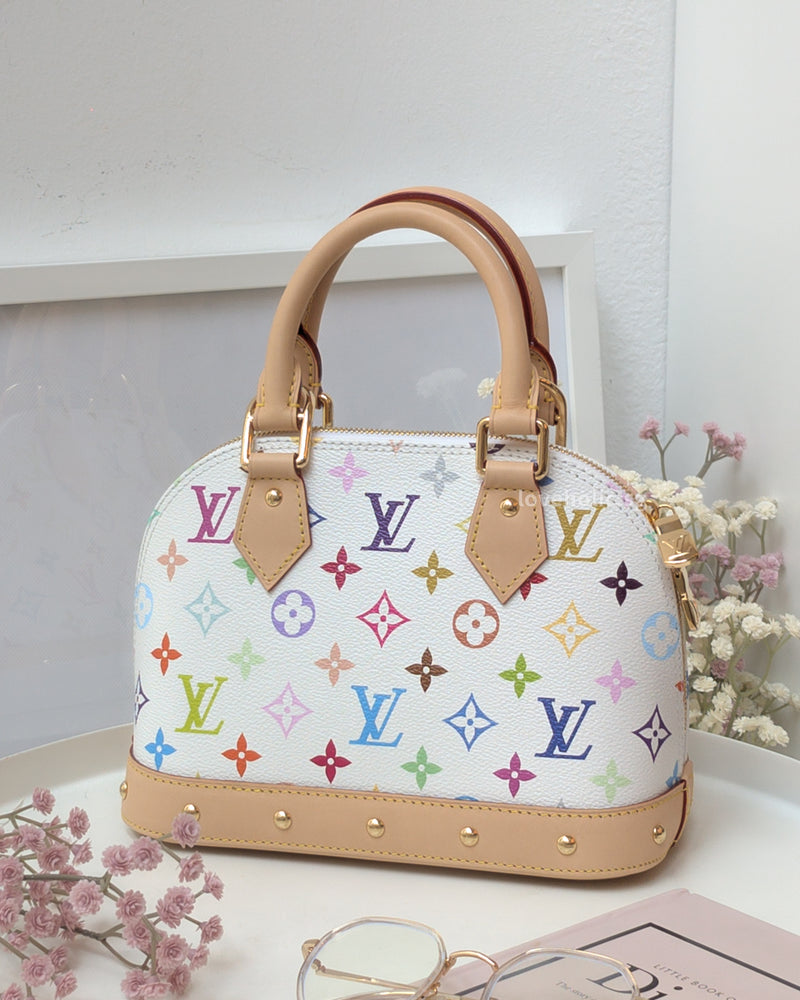 Louis Vuitton Alma BB Multicoloured Canvas Gold Hardware-main