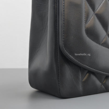 Diana Medium  | Black Lambskin 24K Gold Hardware