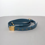 Dior Bobby Medium | Deep Ocean Blue Calfskin Gold Hardware