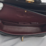 Classic Flap Medium | Black Caviar Light Gold Hardware
