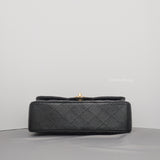 Classic Flap Small | Black Caviar Gold Hardware