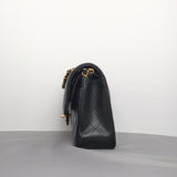 Classic Flap Small | Black Caviar Gold Hardware