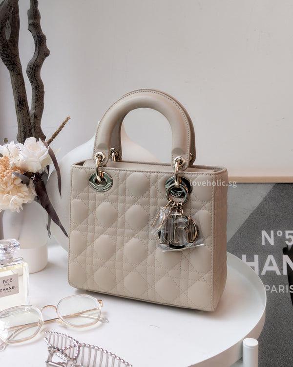 Dior My ABC Lady Dior Small | Sand Lambskin Light Gold Hardware