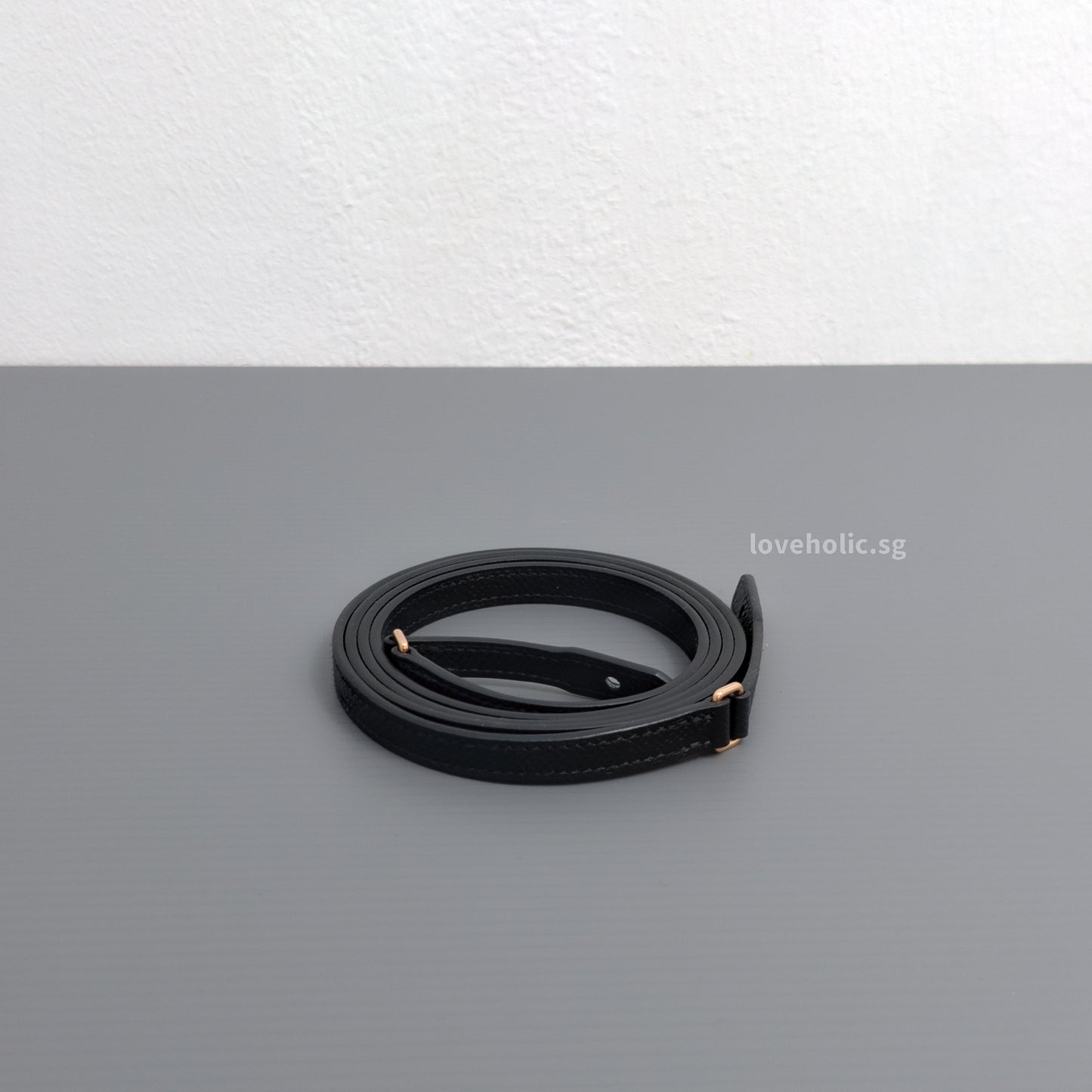 Constance To Go | Black Epsom Rose Gold Hardware
