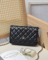 Chanel Wallet On Chain Black Caviar Gold Hardware-main