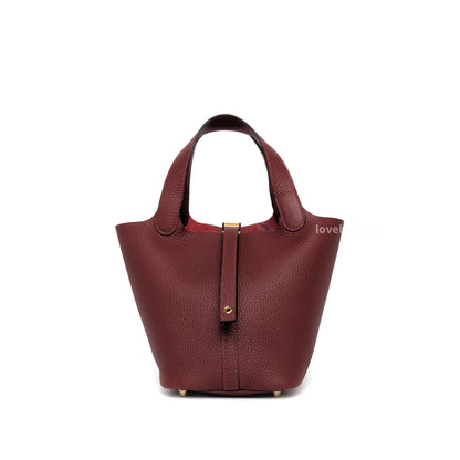 Hermes Picotin Lock 18  | Rouge H  Gold Hardware
