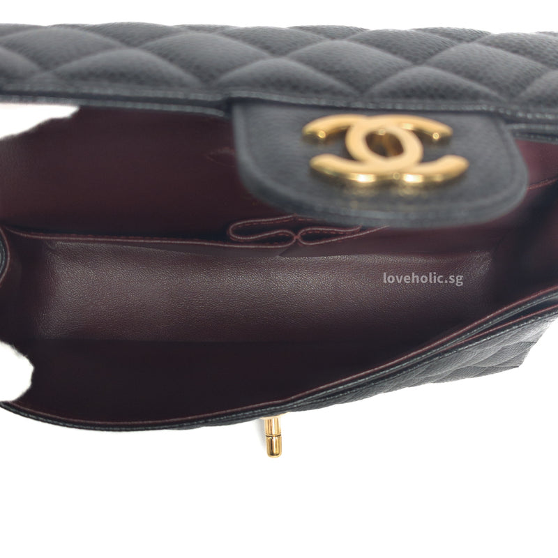 Chanel Classic Flap Small | Black Caviar Gold Hardware