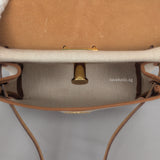 Herbag 20 | Ecru Beige/Fauve Gold Hardware