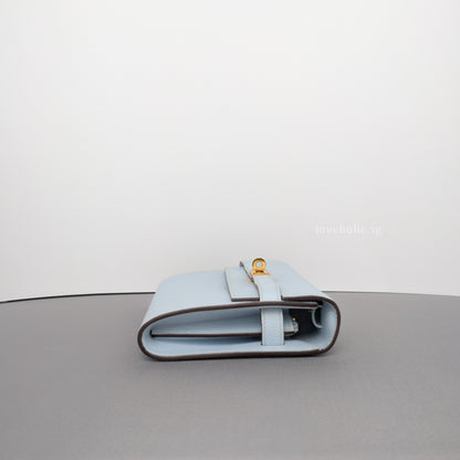 Kelly To Go T0 Bleu Brume Epsom Gold Hardware