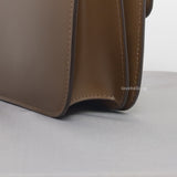 Box Teen | Camel Calfskin Brushed Gold Hardware