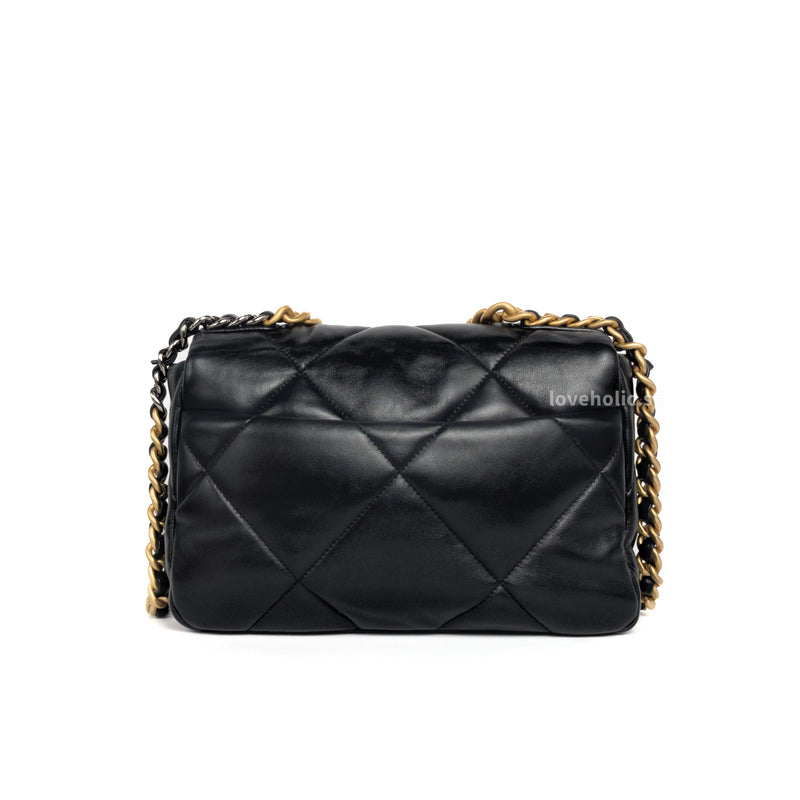 Chanel Chanel 19 Small | Black Lambskin Multicolored Hardware