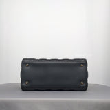 Lady Dior Medium | Black Lambskin Gold Hardware