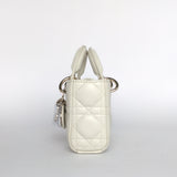 Dior Lady D-Joy Micro | Latte Lambskin Light Gold Hardware