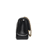 Chanel Pearl Crush Mini Rectangle  | Black Lambskin Gold Hardware