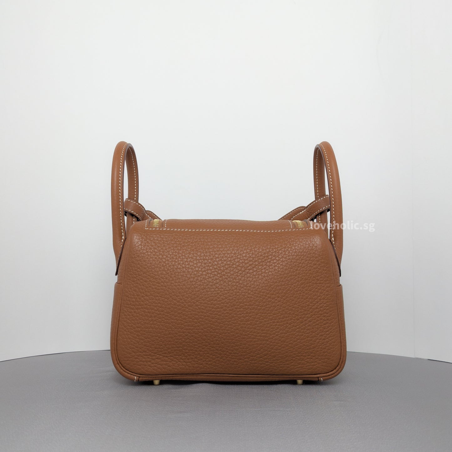 Hermes Lindy Gold Taurillon Clemence Gold Hardware-back