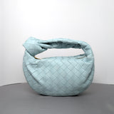 Bottega Veneta Jodie Mini | Light Blue Lambskin Gold Hardware-whitebackground