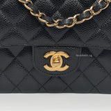 Chanel Classic Flap Small | Black Caviar Gold Hardware