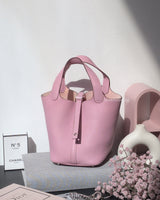 Hermes Picotin Lock 18 Mauve Sylvestre X9 Taurillon Clemence Palladium Hardware-main