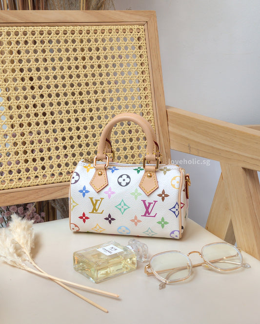 Louis Vuitton x TM Nano Speedy Canvas Gold Hardware-main