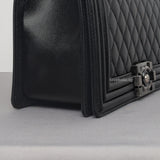 Boy Medium | Black Caviar Ruthenium Hardware