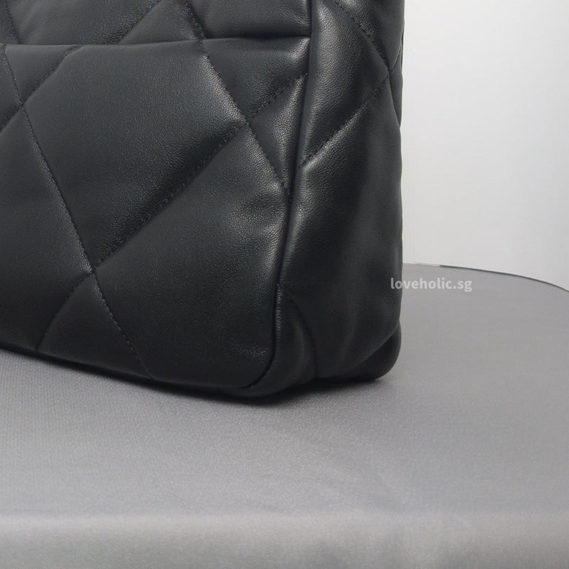 Chanel 19 Small | Black Lambskin Multicolored Hardware