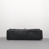 Classic Flap Medium | Black Lambskin Silver Hardware