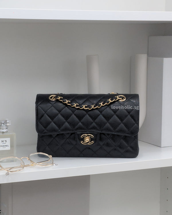 Chanel Classic Flap Small | Black Caviar Gold Hardware-main