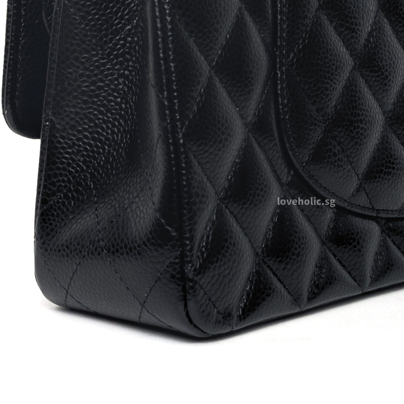 Chanel Classic Flap Medium | Black Caviar Gold Hardware