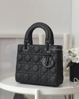 Dior My ABC Lady Dior Small | Ultramatte Black Lambskin Black Hardware-main