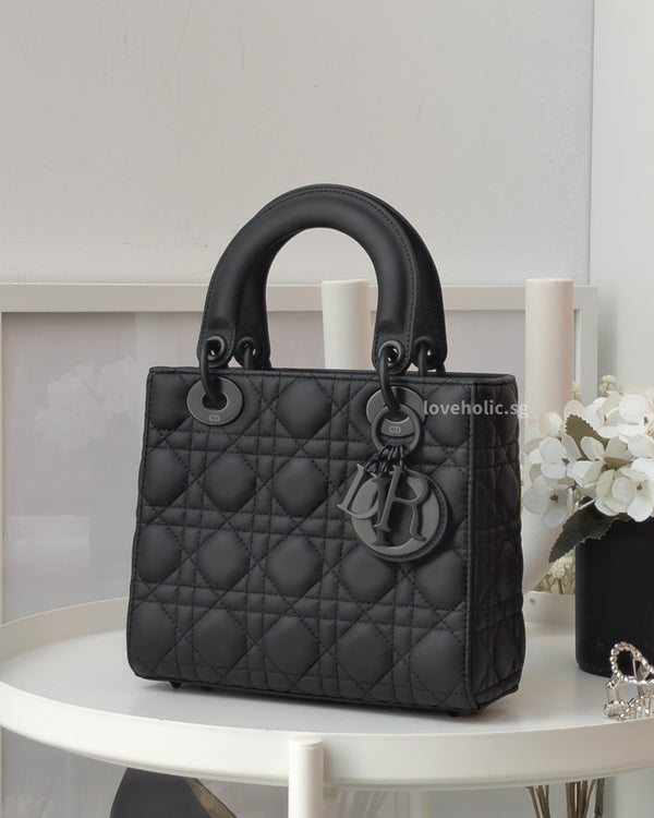 Dior My ABC Lady Dior Small | Ultramatte Black Lambskin Black Hardware-main