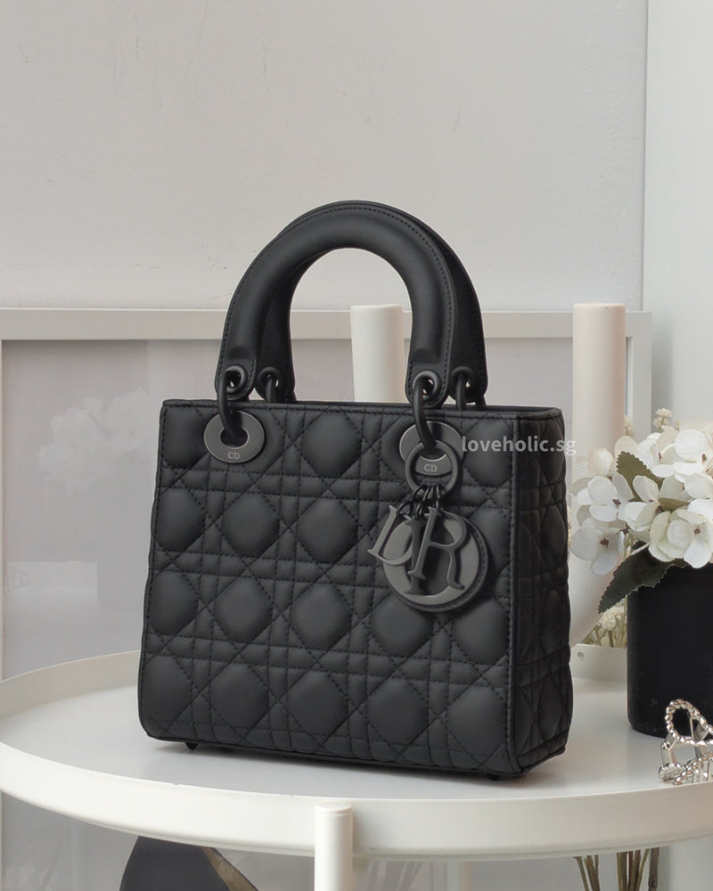 Dior My ABC Lady Dior Small | Ultramatte Black Lambskin Black Hardware-main