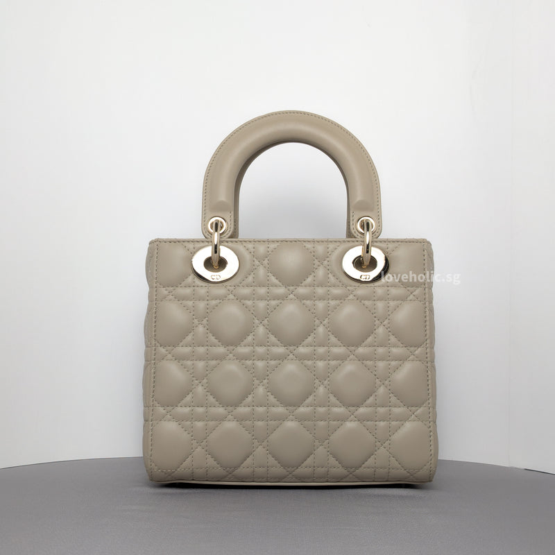 Dior My ABC Lady Dior Small | Beige Lambskin Light Gold Hardware-back