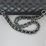 Classic Flap Medium | Black Lambskin Silver Hardware