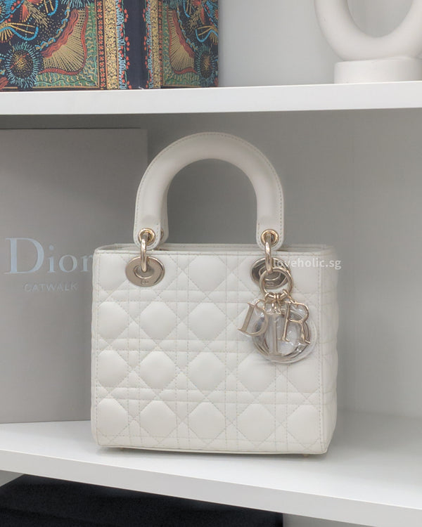 Dior My ABC Lady Dior Small | Latte Lambskin Light Gold Hardware-main