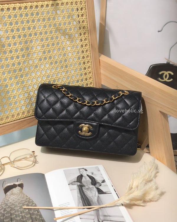 Chanel Classic Flap Small | Black Caviar Gold Hardware-main