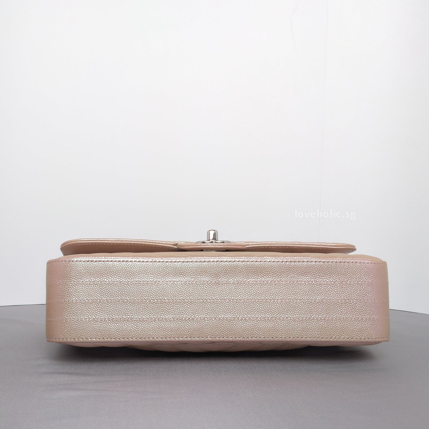 Classic Chevron Medium | 17B Rose Gold Caviar Silver Hardware
