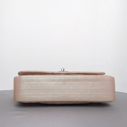 Classic Chevron Medium | 17B Rose Gold Caviar Silver Hardware