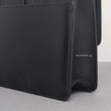 Montaigne 30 Black Calfskin Gold Hardware