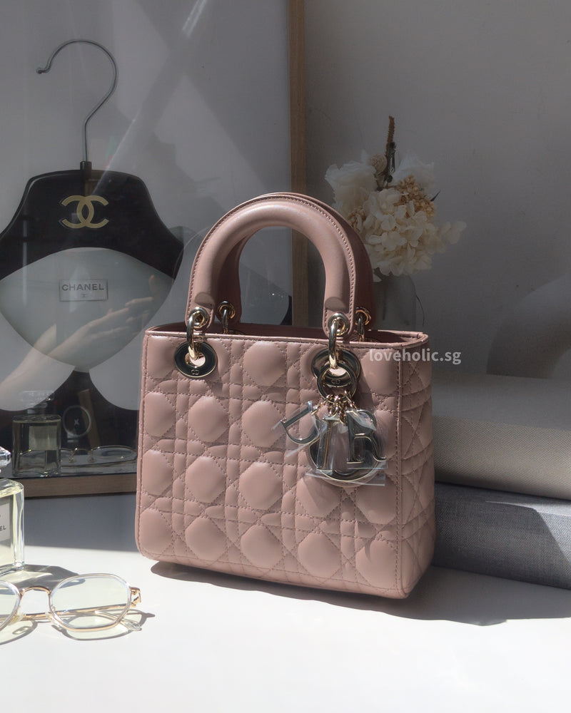 Dior My ABC Lady Dior Small | Blush Lambskin Light Gold Hardware-main