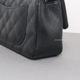 Classic Flap Mini Rectangle | 17B/17C Black Caviar Light Gold Hardware