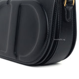 Dior  CD Signature Bag | Black Calfskin Gold Hardware