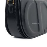 Dior  CD Signature Bag | Black Calfskin Gold Hardware