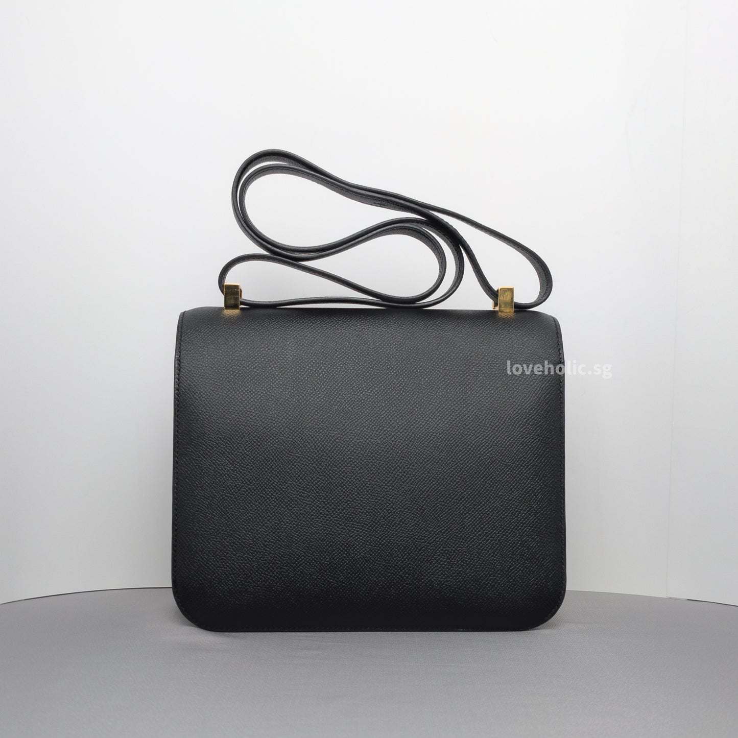 Hermes Constance 24 Black Arson Epsom Gold Hardware-back