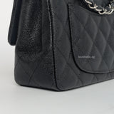 Chanel Classic Flap Mini Rectangle | 18B Black Caviar Silver Hardware