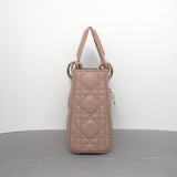 Lady Dior Mini | Blush Lambskin Light Gold Hardware