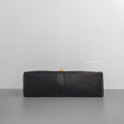 Diana Medium  | Black Lambskin 24K Gold Hardware