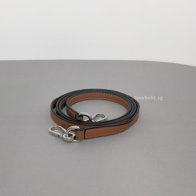Puzzle Mini | Tan Calfskin Silver Hardware