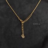 Dior Vintage Necklace  | CD Logo  Gold Hardware-back